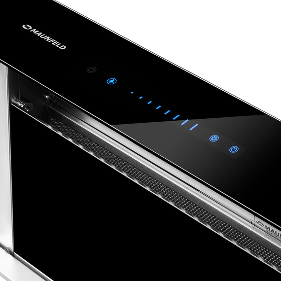 Вытяжка Maunfeld Prestige 90 Inox (чёрное стекло) фото 6