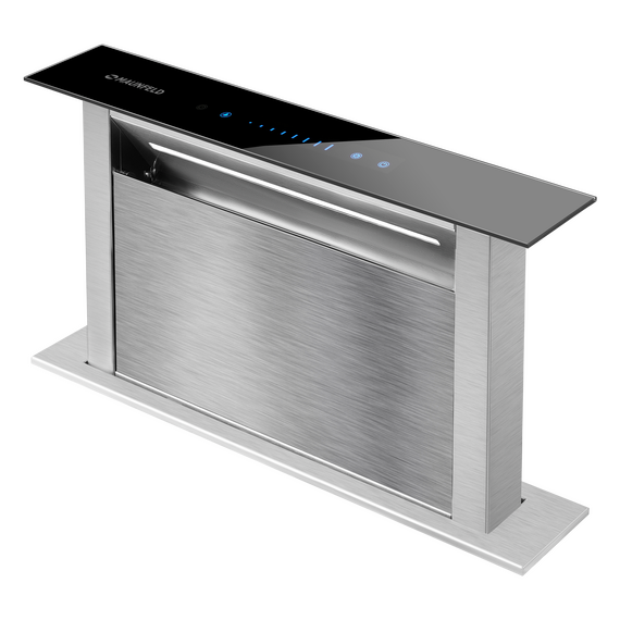 Вытяжка Maunfeld Prestige 90 Inox (чёрное стекло) фото 4
