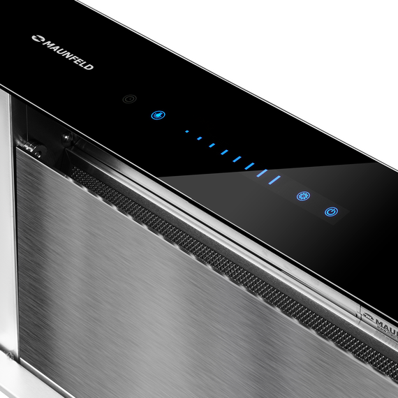 Вытяжка Maunfeld Prestige 90 Inox (чёрное стекло) фото 12