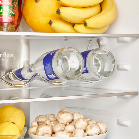 Встраиваемый двухкамерный холодильник Maunfeld MBF177NFWHGR Inverter фото 4