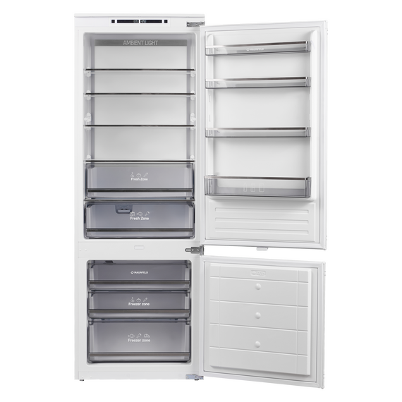 Встраиваемый двухкамерный холодильник Maunfeld MBF193NFW1GR Inverter фото 2