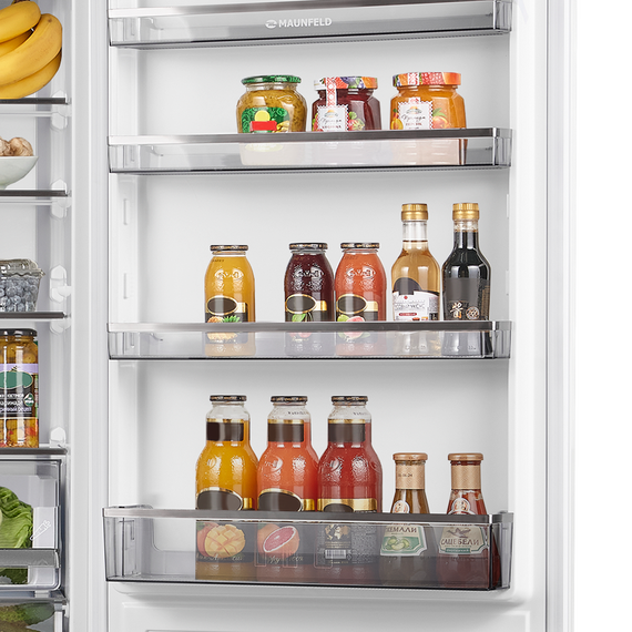 Встраиваемый двухкамерный холодильник Maunfeld MBF193NFW1GR Inverter фото 6