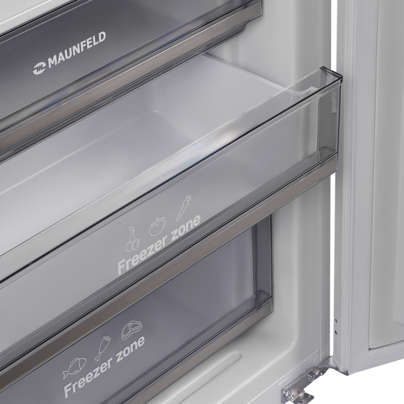 Встраиваемый двухкамерный холодильник Maunfeld MBF193NFW1GR Inverter фото 8