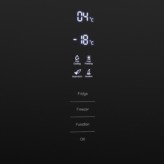 Двухкамерный холодильник Maunfeld MFF185NFB Inverter фото 4