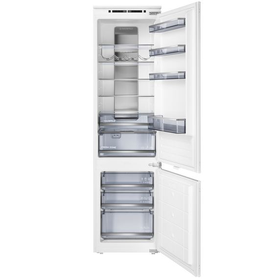 Встраиваемый двухкамерный холодильник Maunfeld MBF193NFWGR Inverter фото 12