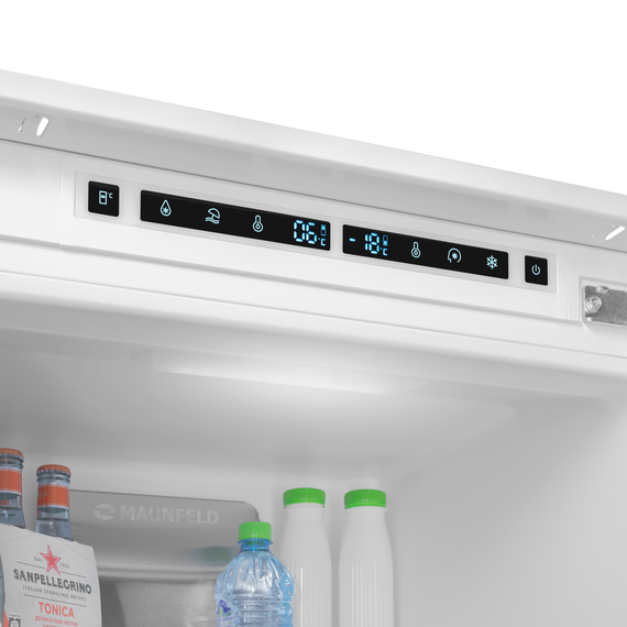 Встраиваемый двухкамерный холодильник Maunfeld MBF193NFWGR Inverter фото 4