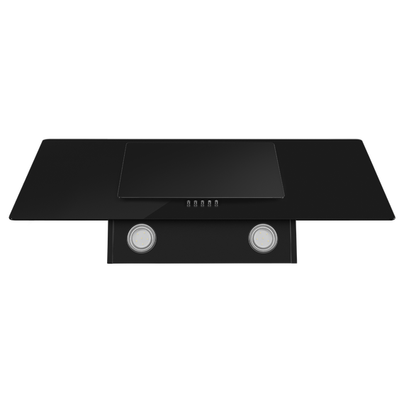 Вытяжка Maunfeld Tower 90 Black (чёрное стекло) фото 9