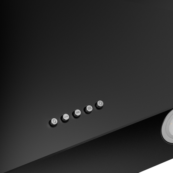 Вытяжка Maunfeld Tower 90 Black (чёрное стекло) фото 8