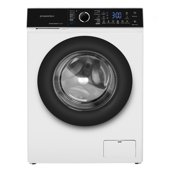 Стиральная машина c инвертором и паром Maunfeld MFWM106IWHT фото 