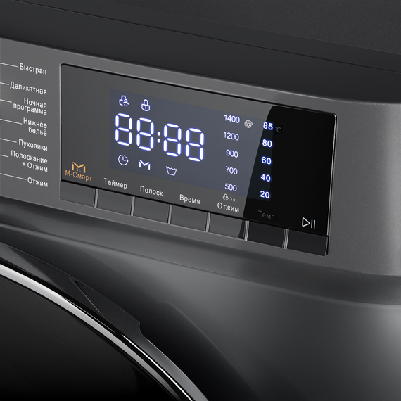 Стиральная машина c инвертором и паром Maunfeld MFWM127ISB02 фото 17