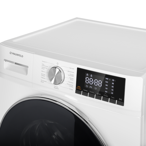 Стиральная машина c инвертором и паром Maunfeld MFWM127IWH02 фото 11