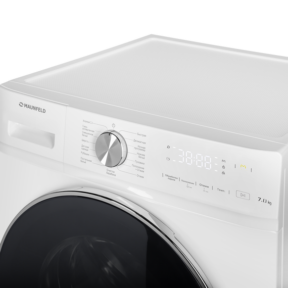 Стиральная машина c инвертором и паром Maunfeld MFWM127IWH053 фото 8