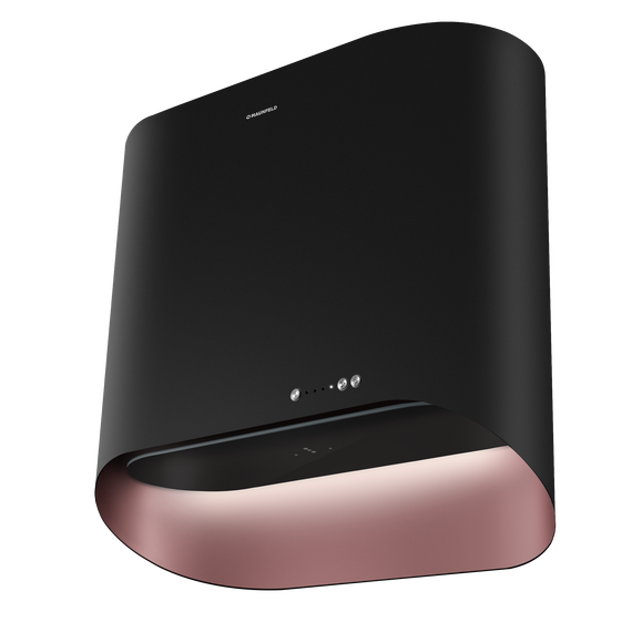 Вытяжка Maunfeld GUNA 60 Black/Anthracite with Pink Gold фото 