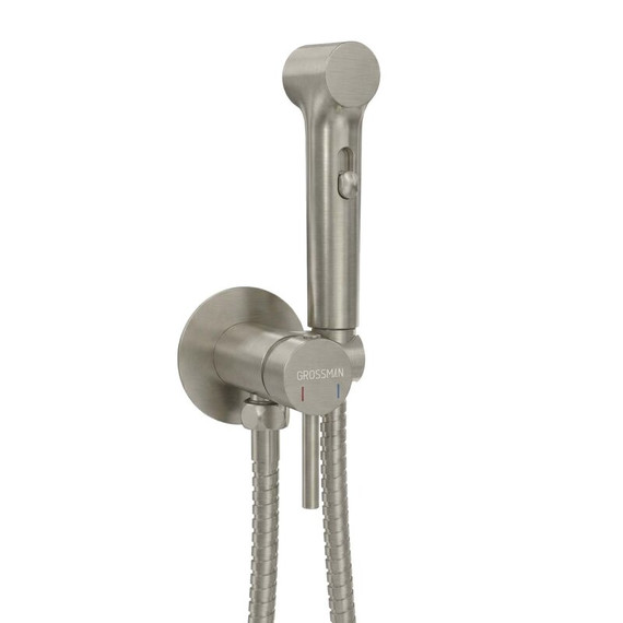 Гигиенический душ Grossman Solis 502.K35.07.120, никель брашированный фото 2