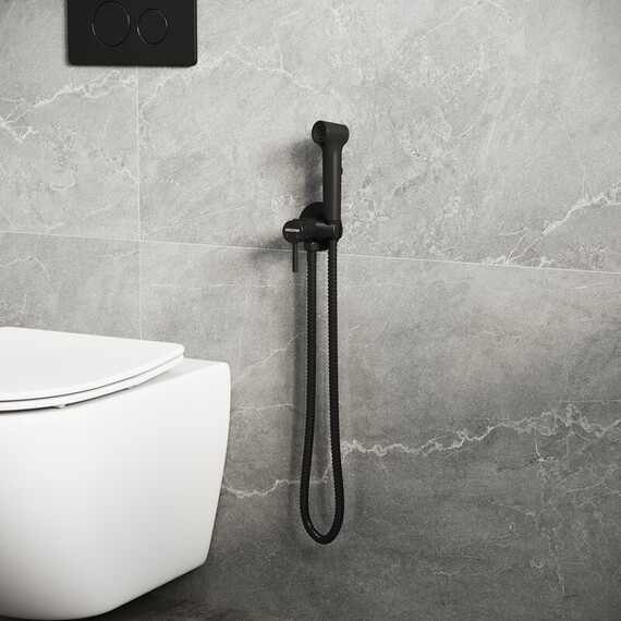 Гигиенический душ Grossman Solis 502.K35.07.210, чёрный матовый фото 3