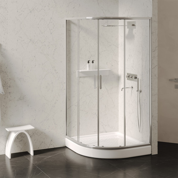 Поддон акриловый Abber 80x80 см AD3A080 фото 7