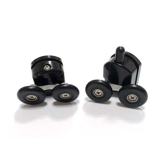 Душевая дверь Abber Schwarzer Diamant 130 см AG30130B5, чёрный/прозрачное фото 3