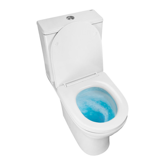 Унитаз-компакт безободковый Azario Mist AZ-45T с быстросъемным сиденьем микролифт (система смыва Торнадо) фото 10