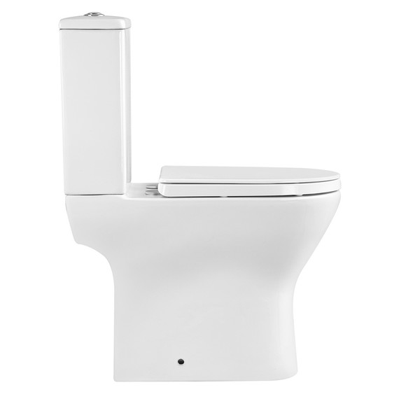 Унитаз-компакт безободковый Azario Mist AZ-45T с быстросъемным сиденьем микролифт (система смыва Торнадо) фото 3