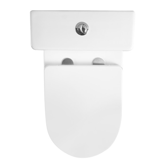 Унитаз-компакт безободковый Azario Mist AZ-45T с быстросъемным сиденьем микролифт (система смыва Торнадо) фото 7