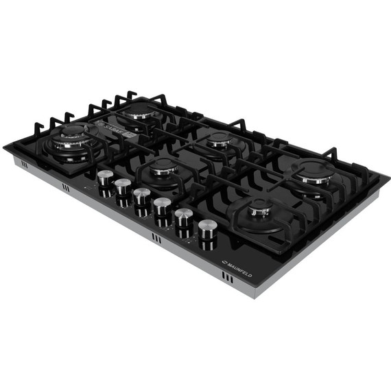 Газовая варочная поверхность Maunfeld EGHG.95.63CB/G (чёрное стекло) фото 3