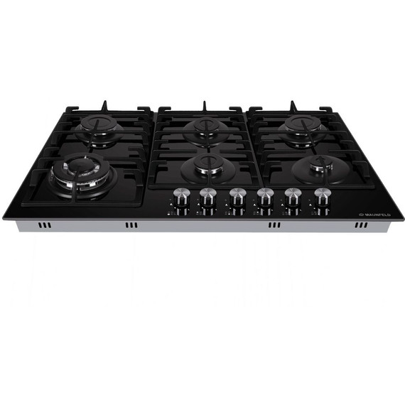 Газовая варочная поверхность Maunfeld EGHG.95.63CB/G (чёрное стекло) фото 4