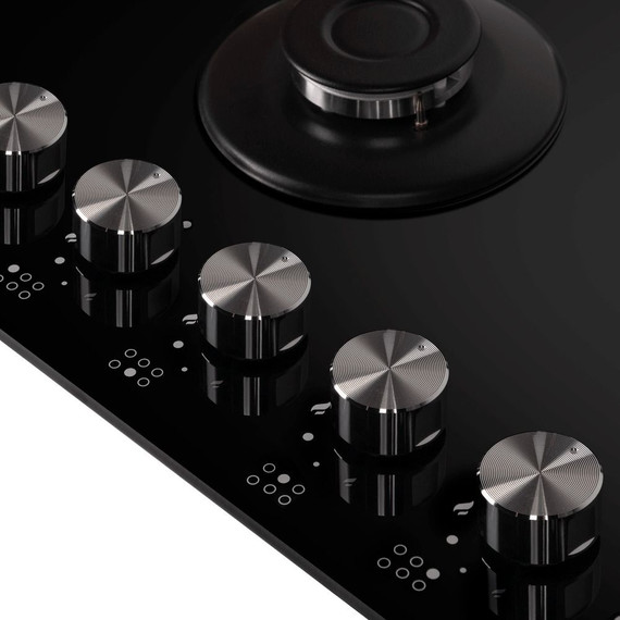 Газовая варочная поверхность Maunfeld EGHG.95.63CB/G (чёрное стекло) фото 6