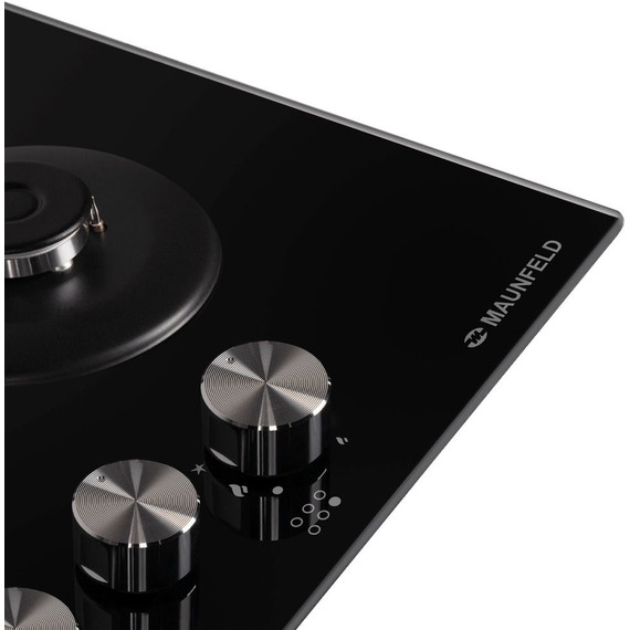 Газовая варочная поверхность Maunfeld EGHG.95.63CB/G (чёрное стекло) фото 7