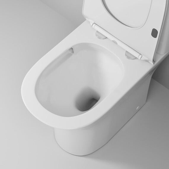 Унитаз-компакт безободковый Grossman Classic GR-4465SQ с тонкой крышкой микролифт (Система смыва торнадо) фото 5