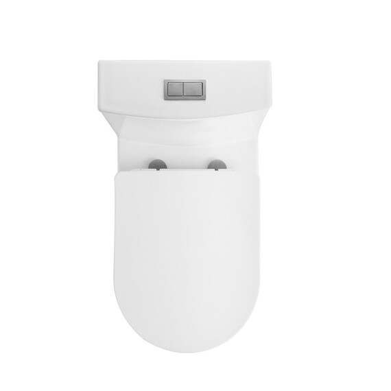 Унитаз-моноблок с ультратонким ободком Grossman Thin Rim GR-5607SQ с тонкой крышкой микролифт (система смыва Торнадо) фото 5