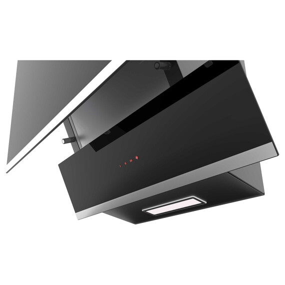 Вытяжка Korting KHC 65070 GN (чёрное стекло) фото 3