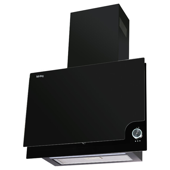 Вытяжка Korting KHC 67806 ICPGN (чёрное стекло) фото 