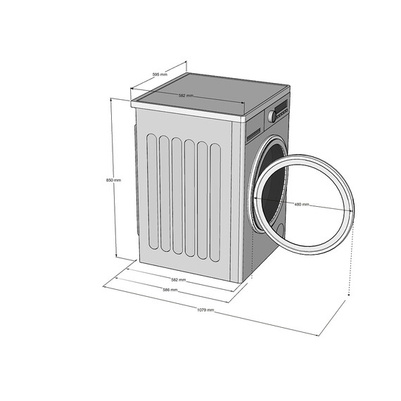 Стиральная машина с паром Korting KWM 60DS1260 (инвертор) фото 2