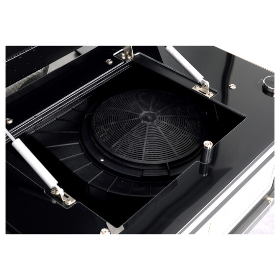 Вытяжка Korting KHC 67806 ICPGN (чёрное стекло) фото 9