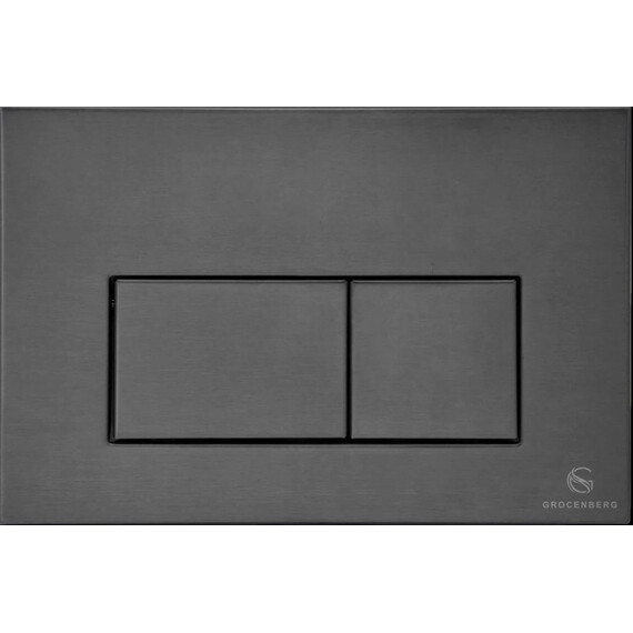 Кнопка смыва GROCENBERG KM3070BG, графит фото 