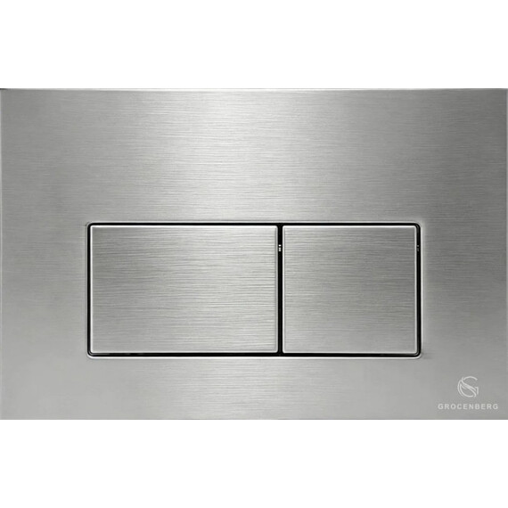 Кнопка смыва GROCENBERG KM3070NK, никель фото 