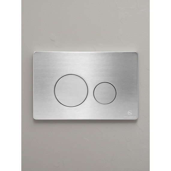 Кнопка смыва GROCENBERG KM3090NK, никель фото 2