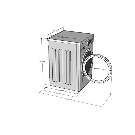Стиральная машина с паром Korting KWM 60DS1499 (инвертор) фото 16