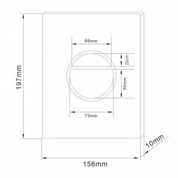 Кнопка смыва пневматическая Abber AC0126BG, золото брашированное фото 2