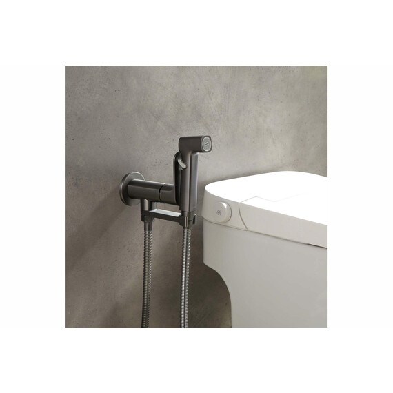 Набор для гигиенического душа Aquatek Альфа AQ1919BGM (со скрытой частью) оружейная сталь фото 6