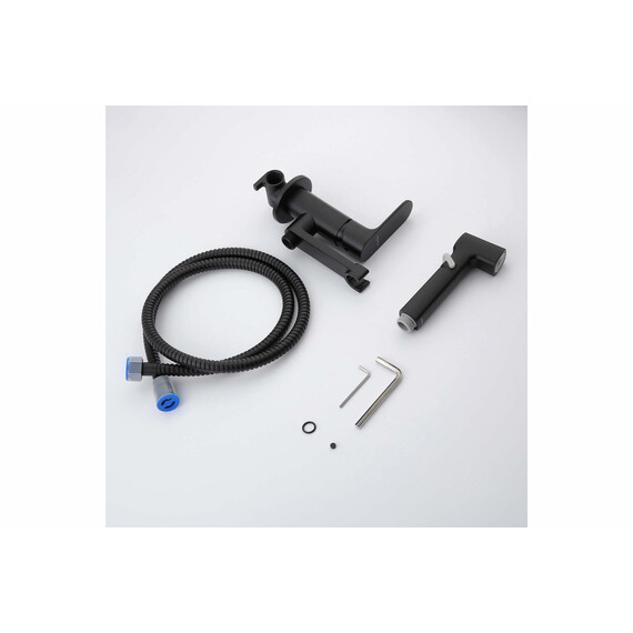 Набор для гигиенического душа Aquatek Альфа AQ1919MB (со скрытой частью) чёрный матовый фото 10