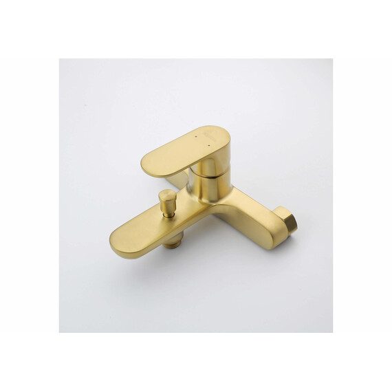 Смеситель для ванны Aquatek Альфа AQ1940BG, золото шлифованное фото 6