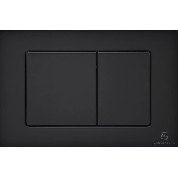 Инсталляция для подвесного унитаза Grocenberg GS3050-KM3080BL с кнопкой смыва чёрный матовый фото 2