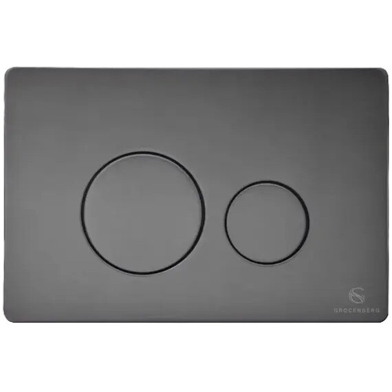 Инсталляция для подвесного унитаза Grocenberg GS3050-KM3090BG с кнопкой смыва графит фото 2