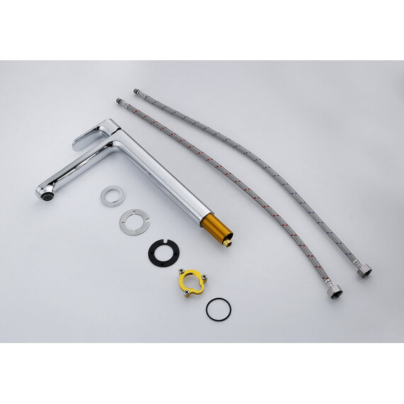 Смеситель для раковины высокий Aquatek Альфа AQ1904CR фото 3