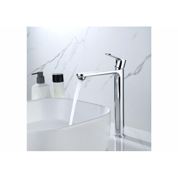 Смеситель для раковины высокий Aquatek Альфа AQ1904CR фото 2