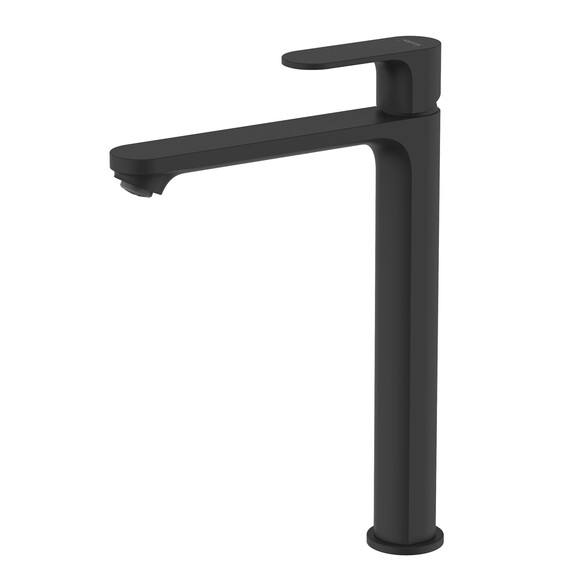 Смеситель для раковины высокий Aquatek Альфа AQ1904MB, чёрный матовый фото 