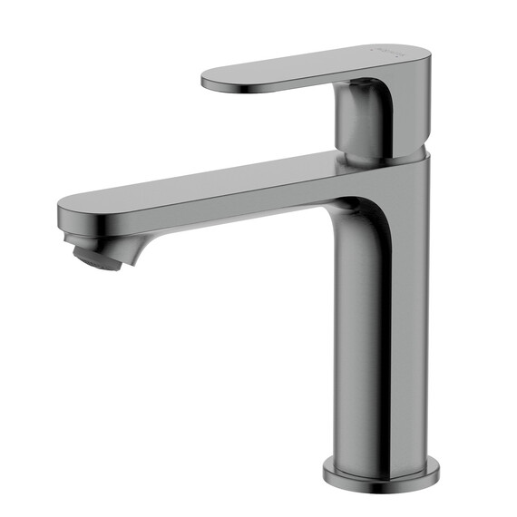 Смеситель для раковины Aquatek Альфа AQ1910BGM, оружейная сталь фото 