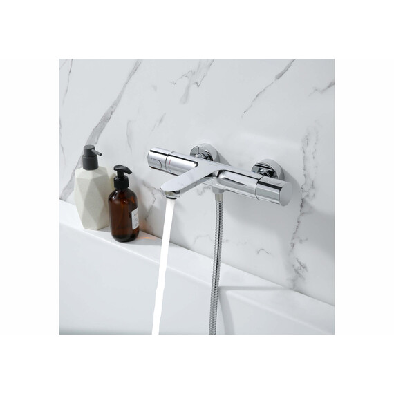 Смеситель для ванны с термостатом Aquatek Альфа AQ1943CR фото 2