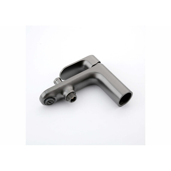 Смеситель для ванны Aquatek Альфа AQ1944BGM, оружейная сталь фото 6